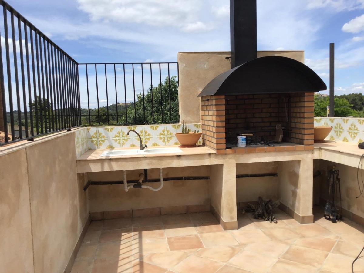 Apartamentos La Venta Del Rome Horta de Sant Joan Bagian luar foto